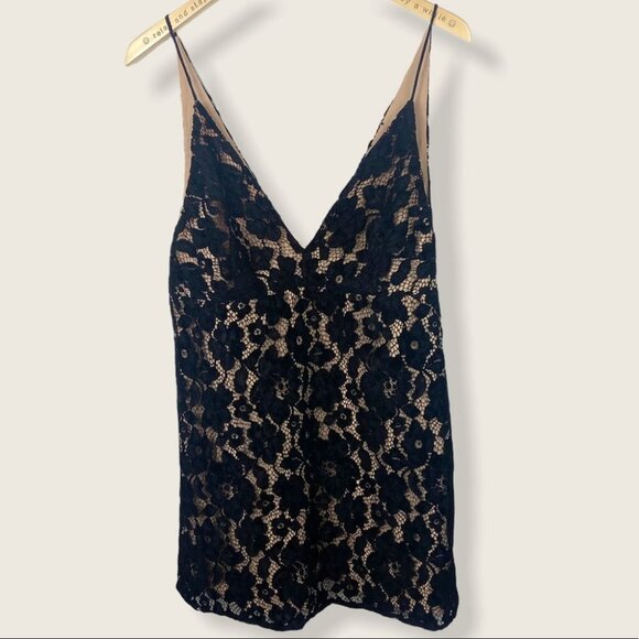 NWT‎ Free People Dangerous Love Black Lace Mini Dress Size 12 New With Tags Boho - Picture 7 of 14